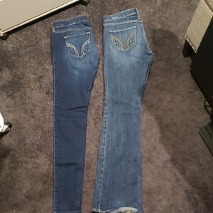 Hollister Jeans Bundle Of 2 Bootcut And Skinny